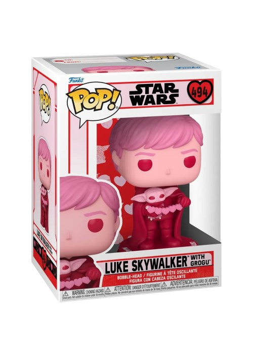 Pop! Vinyl | Luke Skywalker with Grogu - Star Wars #494 | The Nerd Merchant