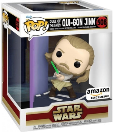 Funko Pop | Duel of the Fates: Qui-Gon Jinn [Amazon] - Star Wars #508 [EUC] | The Nerd Merchant