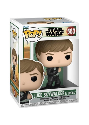 Funko Pop | Luke Skywalker & Grogu- Star Wars #583 [EUC] | The Nerd Merchant