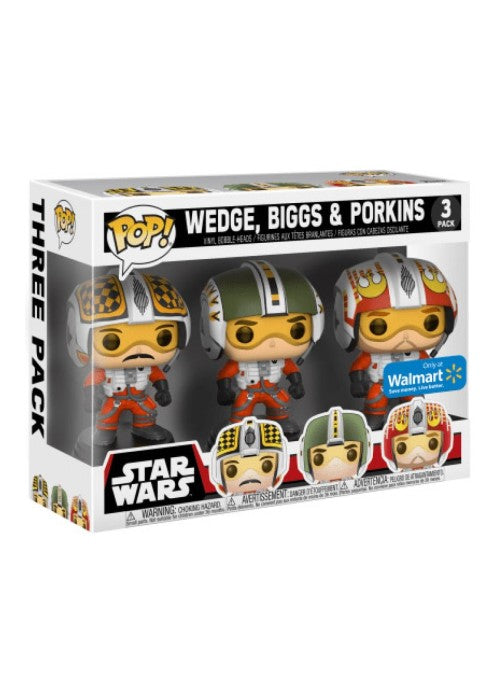 Funko Pop | Biggs, Wedge, & Porkins [Wal-Mart] - Star Wars 3-Pack [EUC] | The Nerd Merchant