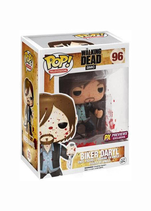 Funko Pop | Biker Daryl [PX Exclusive] - The Walking Dead #96 [EUC] | The Nerd Merchant