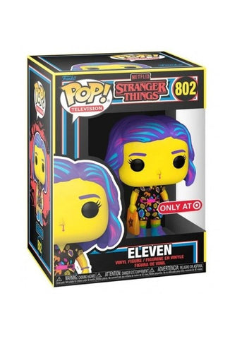 Funko Pop | Eleven (Blacklight) [Target] - Stranger Things #802 [EUC] | The Nerd Merchant