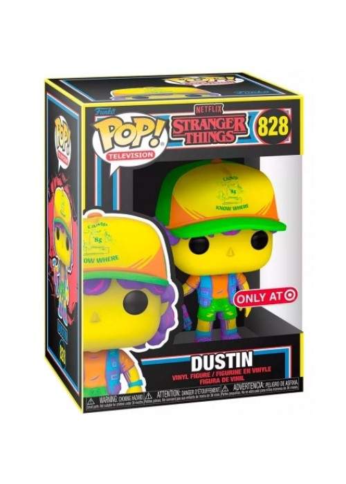 Funko Pop | Dustin (Blacklight) [Target] - Stranger Things #828 [EUC] | The Nerd Merchant