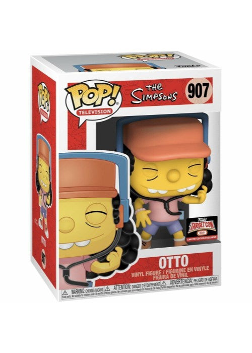 Funko Pop | Otto Mann [Target Con] - The Simpsons #907 [EUC] | The Nerd Merchant