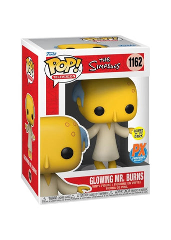 Funko Pop | Glowing Mr. Burns (Glows in the Dark) [PX Previews] - The Simpsons #1162 [EUC] | The Nerd Merchant