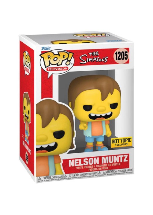 Funko Pop | Nelson Muntz [Hot Topic] - The Simpsons #1205 [EUC] | The Nerd Merchant