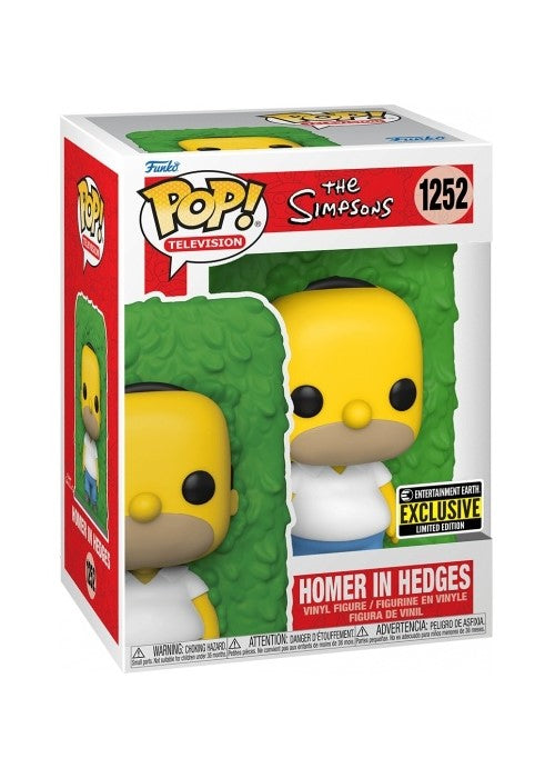 Funko Pop | Homer in Hedges [Entertainment Earth] - The Simpsons #1252 [EUC] | The Nerd Merchant