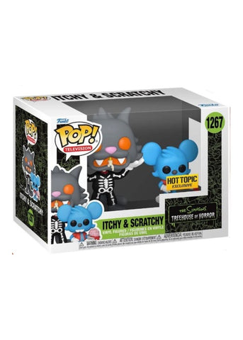 Funko Pop | Itchy & Scratchy [Hot Topic] - The Simpsons #1267 [EUC] | The Nerd Merchant