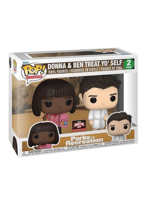 Pop! Vinyl | Donna & Ben Treat Yo' Self [Targetcon] - Television 2-Pack | The Nerd Merchant