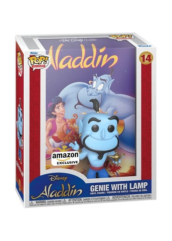 Funko Pop | Genie With Lamp [Amazon] - Aladdin VHS Cover [EUC] | The Nerd Merchant