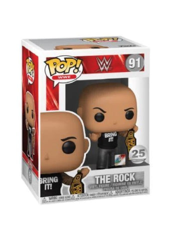 Funko Pop | The Rock [Special Edition] - WWE #91 [GUC] | The Nerd Merchant