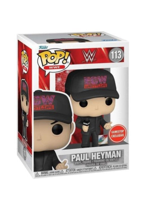 Funko Pop | Paul Heyman [Gamestop] - WWE #113 [EUC] | The Nerd Merchant