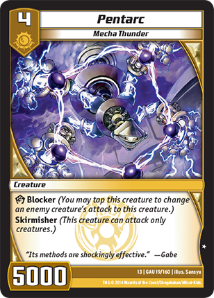 Kaijudo | Pentarc - Level 4 (13GAU) | The Nerd Merchant