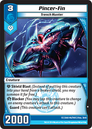 Kaijudo | Pincer-Fin - Level 3 (13GAU) | The Nerd Merchant