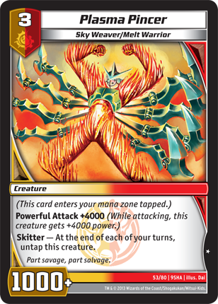 Kaijudo | Plasma Pincer - Level 3 (09SHA) | The Nerd Merchant