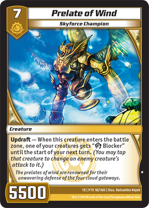 Kaijudo | Prelate of Wind - Level 7 (15VTX) | The Nerd Merchant