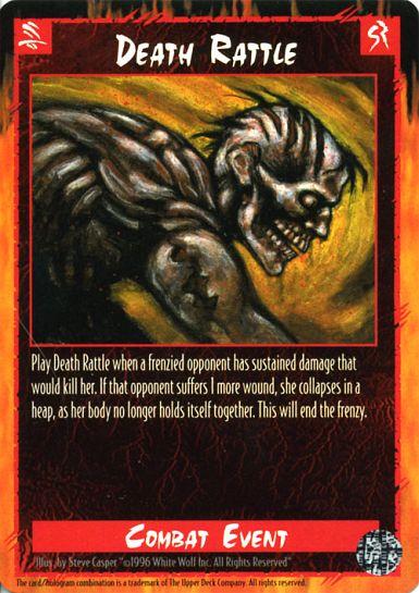 Rage CCG | Death Rattle (Sept back)- Legacy of the Tribes | The Nerd Merchant