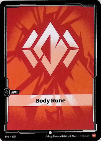 Body Rune - Unleashed (R04)
