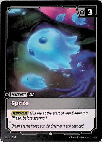 Sprite // Gold Token - Unleashed (T07//T05)