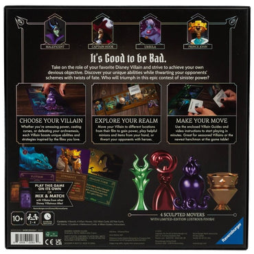 Board Games | Disney Villainous: Introduction To Evil (D100 Edition) | The Nerd Merchant