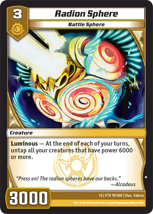 Kaijudo | Radion Sphere - Level 3 (15VTX) | The Nerd Merchant