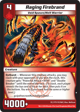 Kaijudo | Raging Firebrand - Level 4 (15VTX) | The Nerd Merchant