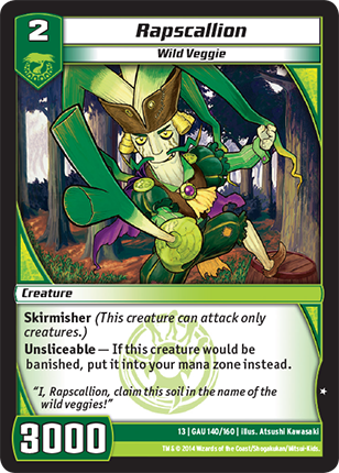 Kaijudo | Rapscallion - Level 2 (13GAU) | The Nerd Merchant