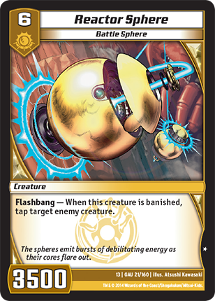 Kaijudo | Reactor Sphere - Level 6 (13GAU) | The Nerd Merchant