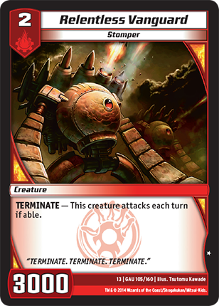Kaijudo | Relentless Vanguard - Level 2 (13GAU) | The Nerd Merchant