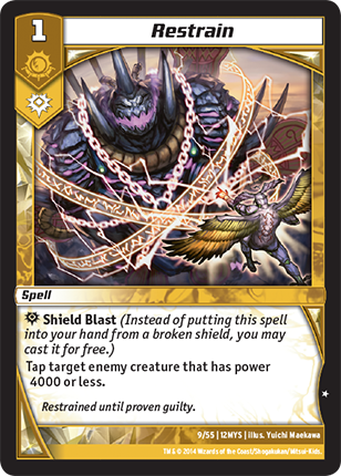 Kaijudo | Restrain - Level 1 (12MYS) | The Nerd Merchant