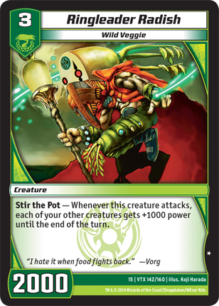 Kaijudo | Ringleader Radish - Level 3 (15VTX) | The Nerd Merchant