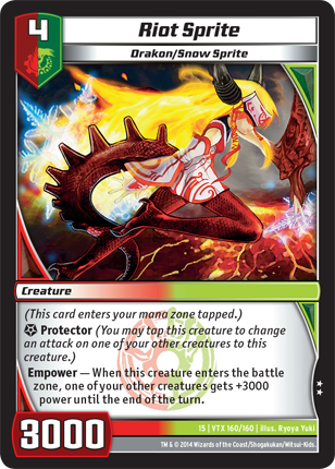 Kaijudo | Riot Sprite - Level 4 (15VTX) | The Nerd Merchant