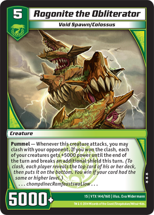 Kaijudo | Rogonite the Obliterator - Level 5 (15VTX) | The Nerd Merchant