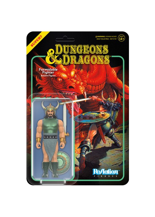 Super7 | Dungeons & Dragons - ReAction Figures Wave 3 - Formidable Fighter [NIP] | The Nerd Merchant
