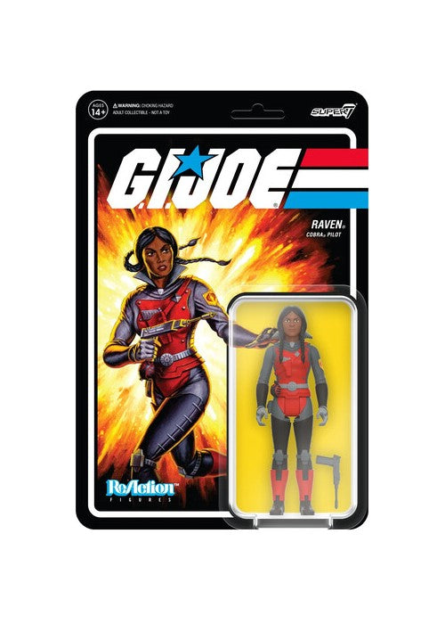 Super7 | G.I. Joe - ReAction Figures Wave 5 - Raven [NIP] | The Nerd Merchant