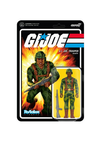 Super7 | G.I. Joe - ReAction Figures Wave 4 - Trooper Clean Shaven (Brown) [NIP] | The Nerd Merchant