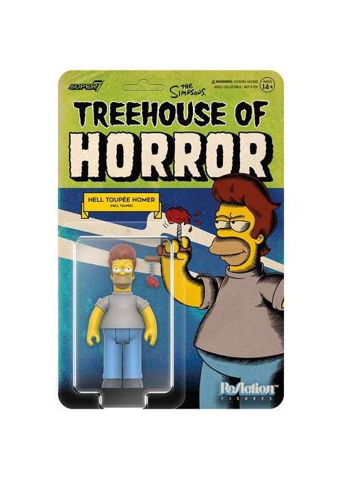 Super7 | Simpsons - ReAction Figures Wave 4 - Treehouse of Horror - Hell Toupee Homer [NIP] | The Nerd Merchant
