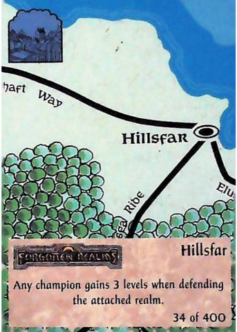 Spellfire CCG | Hillsfar - 2nd Edition 34 of 400 | The Nerd Merchant