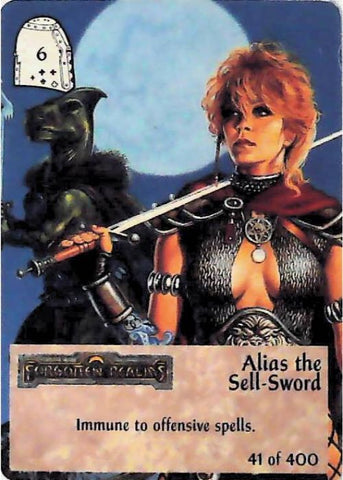 Spellfire CCG | Alias the Sell-Sword - 2nd Edition 41 of 400 | The Nerd Merchant
