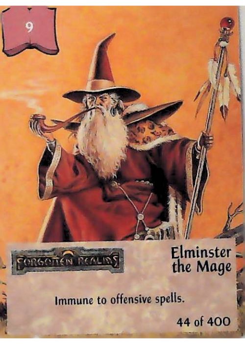 Spellfire CCG | Elminster the Mage - 2nd Edition 44 of 400 | The Nerd Merchant