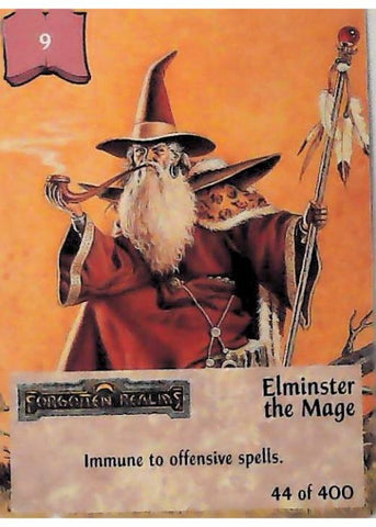 Spellfire CCG | Elminster the Mage - 2nd Edition 44 of 400 | The Nerd Merchant