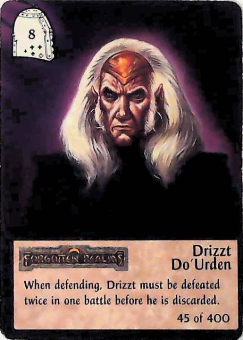 Spellfire CCG | Drizzt Do' Urden - 2nd Edition 45 of 400 | The Nerd Merchant