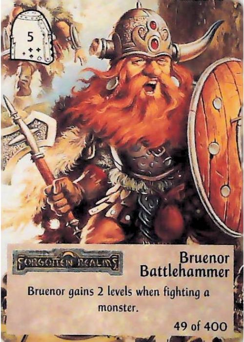 Spellfire CCG | Bruenor Battlehammer - 2nd Edition 49 of 400 | The Nerd Merchant