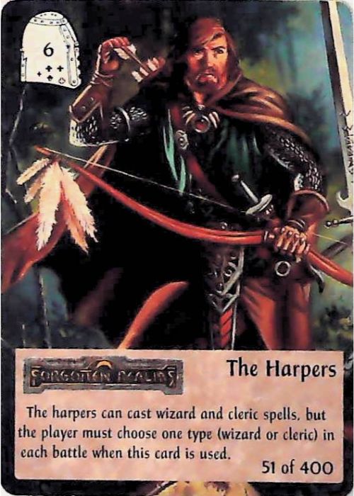 Spellfire CCG | The Harpers - 2nd Edition 51 of 400 | The Nerd Merchant