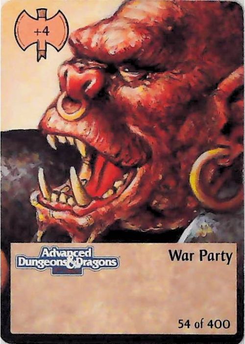 Spellfire CCG | War Party - 2nd Edition 54 of 400 | The Nerd Merchant
