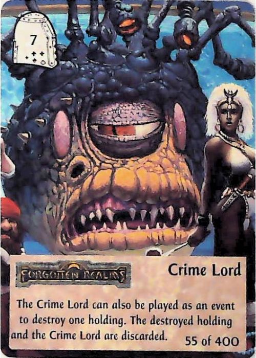 Spellfire CCG | Crime Lord - 2nd Edition 55 of 400 | The Nerd Merchant