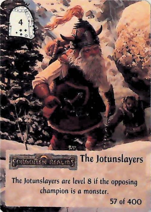 Spellfire CCG | The Jotunslayers - 2nd Edition 57 of 400 | The Nerd Merchant