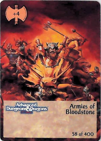 Spellfire CCG | Armies of Bloodstone - 2nd Edition 58 of 400 | The Nerd Merchant