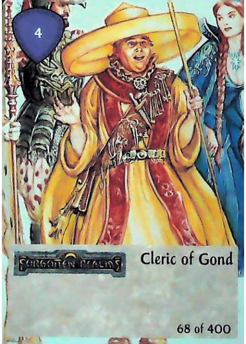 Spellfire CCG | Cleric of Gond - 2nd Edition 68 of 400 | The Nerd Merchant