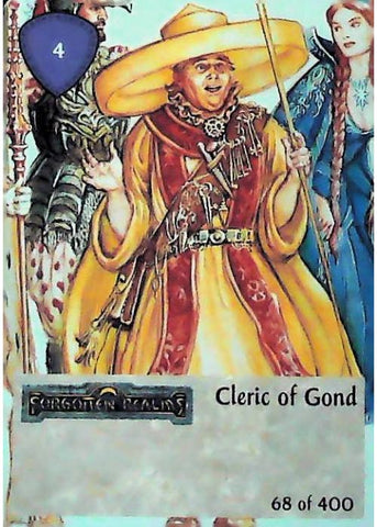 Spellfire CCG | Cleric of Gond - 2nd Edition 68 of 400 | The Nerd Merchant